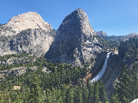 Nevada Fall from the John Muir Trail